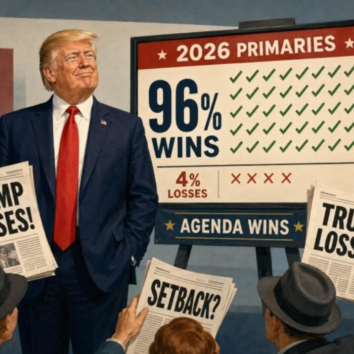 MAGA's Primary Record: 96% Win Rate Shows Trump's Agenda Holds Strong