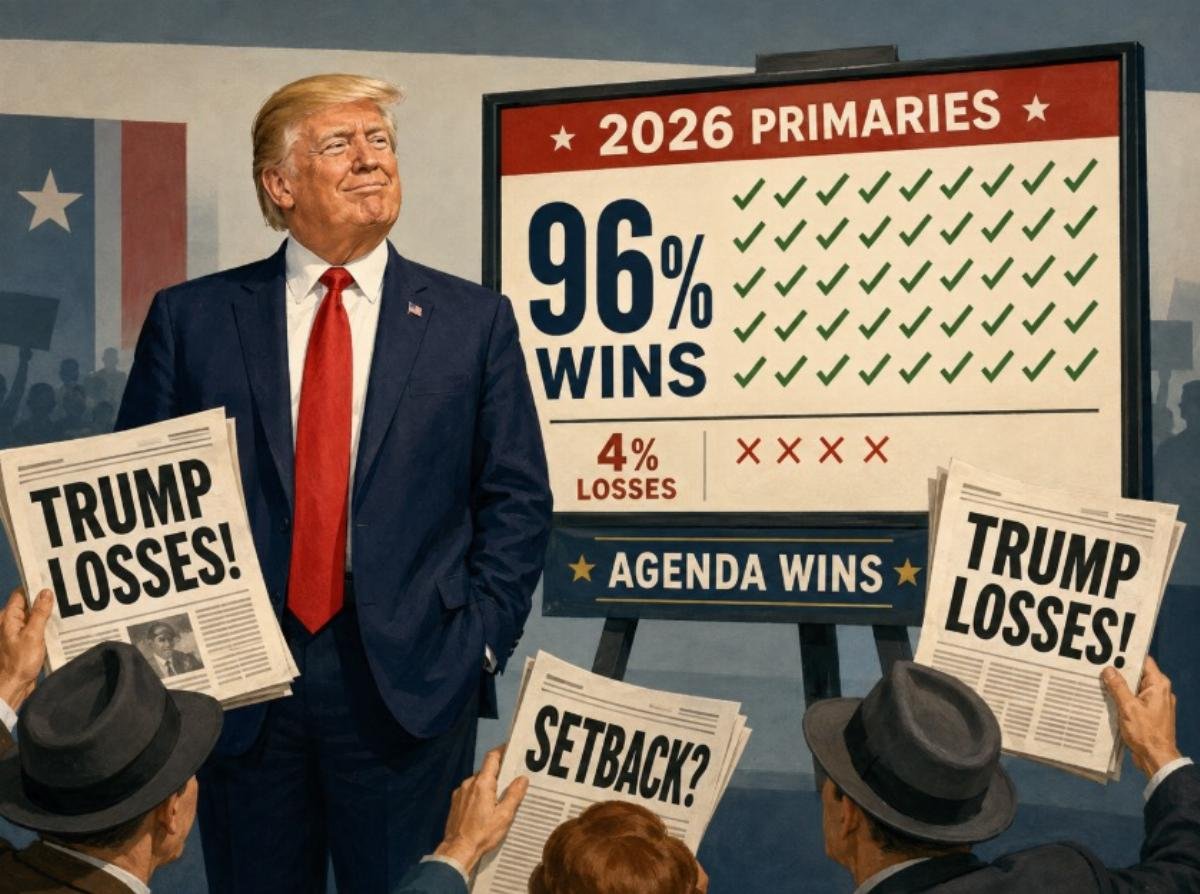MAGA's Primary Record: 96% Win Rate Shows Trump's Agenda Holds Strong