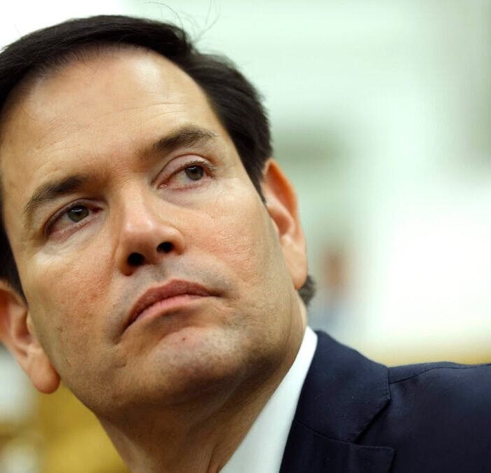 Trump Signs Gold-Framed 'Rubio Realizing' Meme Collage for Secretary of State's 55th Birthday