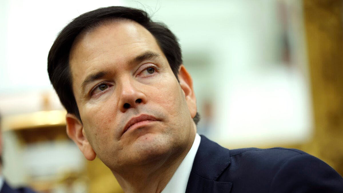 Trump Signs Gold-Framed 'Rubio Realizing' Meme Collage for Secretary of State's 55th Birthday