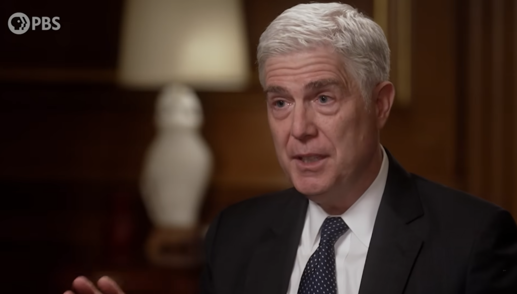 Gorsuch Draws Conservative Fire Over Christian Nation Remarks in PBS Interview
