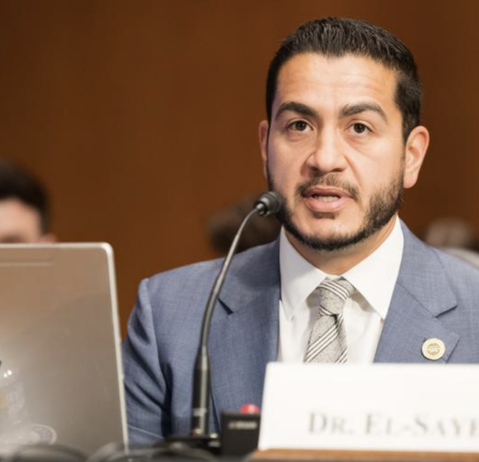 El-Sayed Pushes Single-Payer While Wife's Practice Rejects Medicare, Medicaid