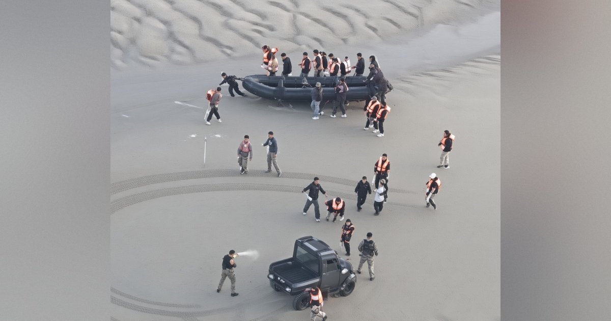 French Police Under Attack as They Intercept Migrant Dinghy in Channel Crackdown