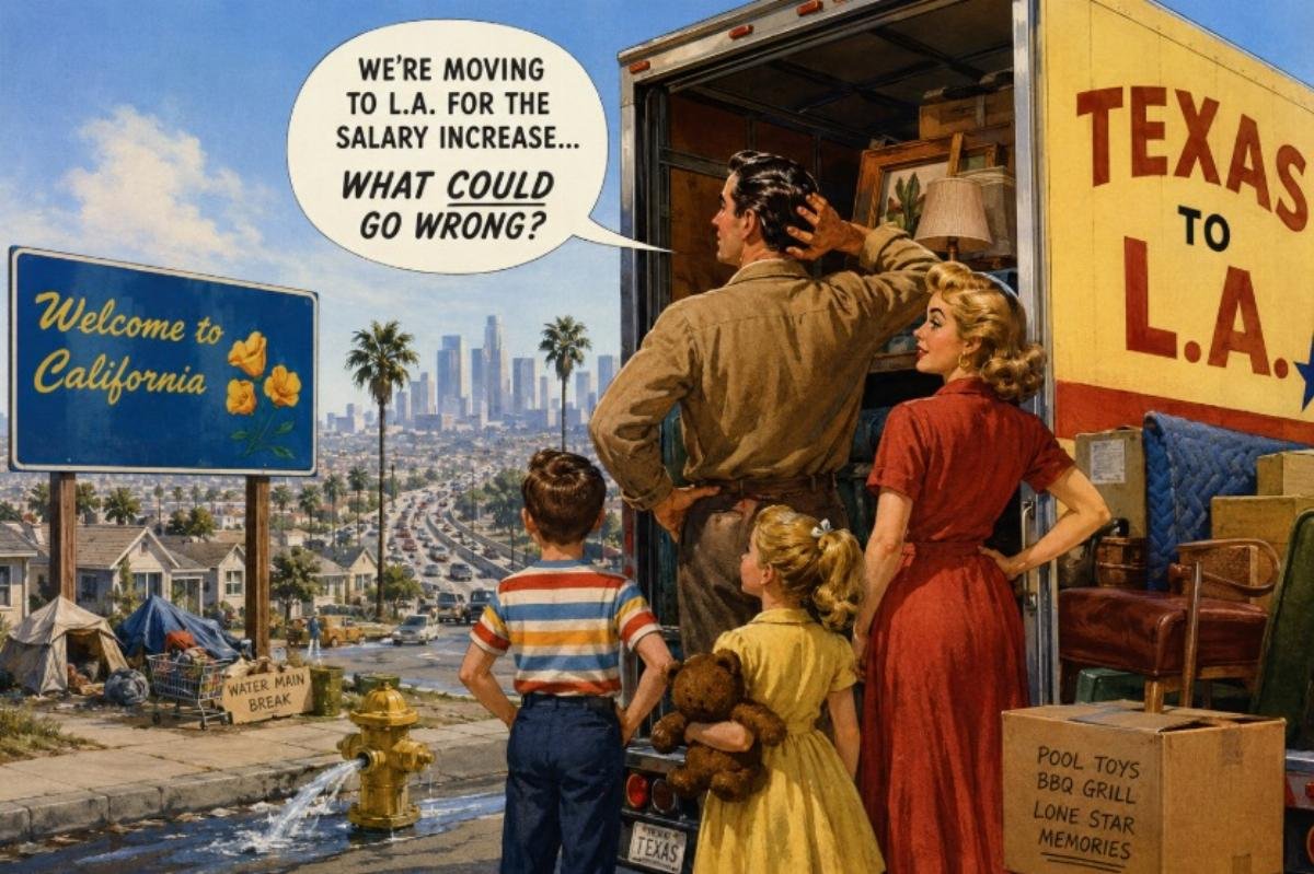 California Dreamin' or Nightmare? Satirical Reddit Post Goes Viral