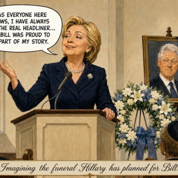 Hillary Clinton reportedly planning Bill's funeral—with herself as the star
