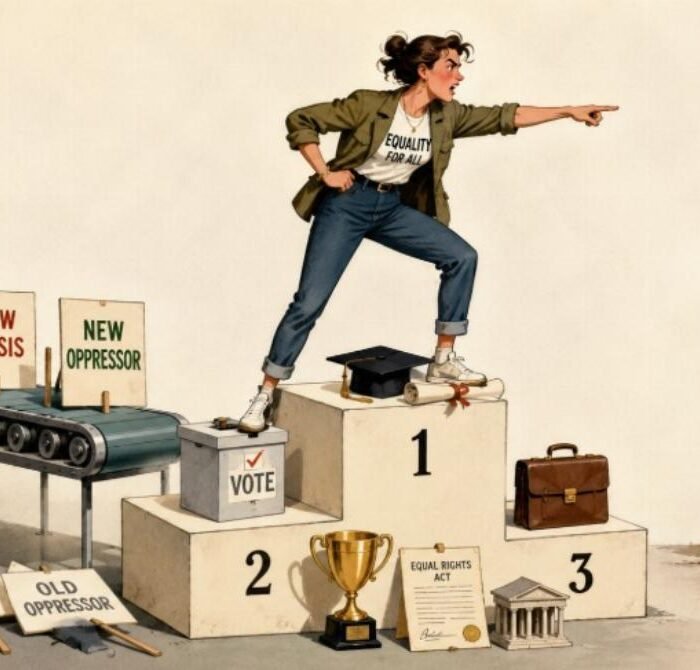 Why Liberal White Women Stay Angry Even After 'Winning,' Columnist Argues