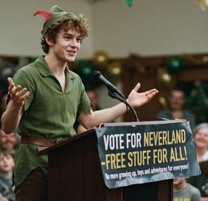 The Left’s Peter Pan Politicians: Rich, Spoiled, and Refusing to Grow Up