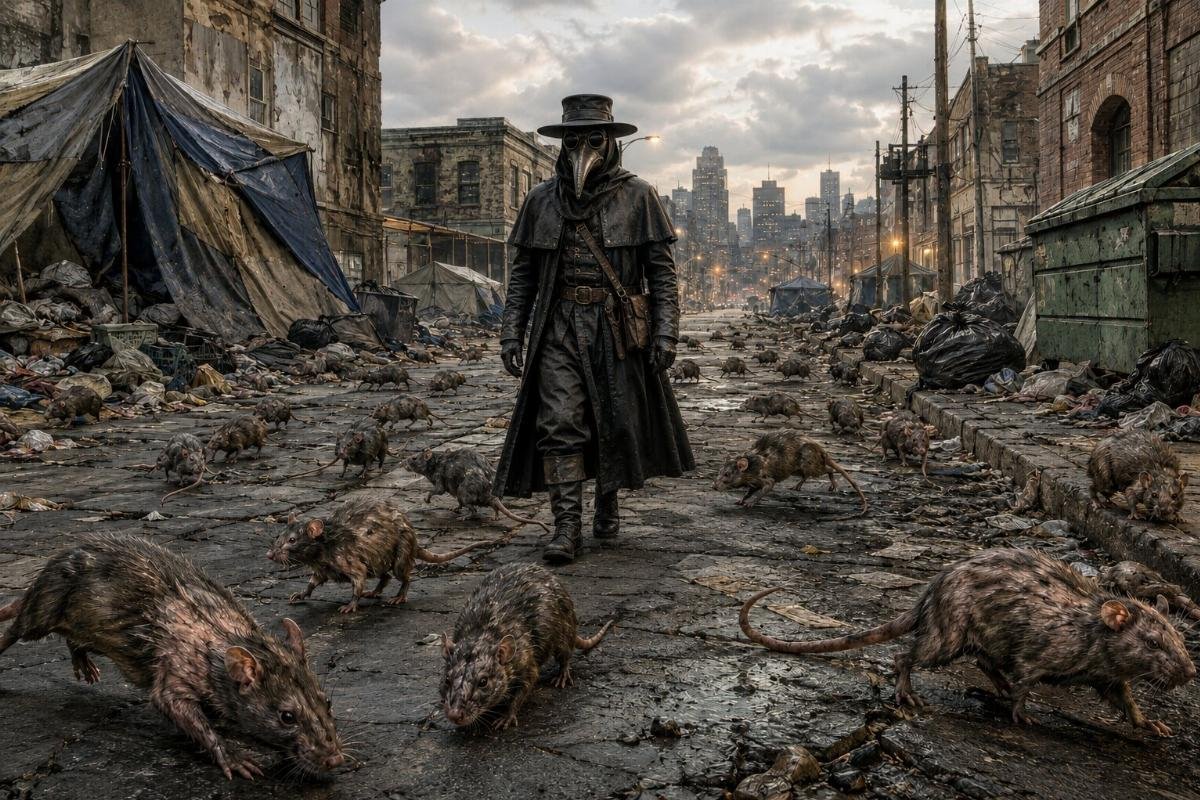 California's Streets Are Reintroducing Medieval Diseases, and Typhus Cases Are Up 2,300%