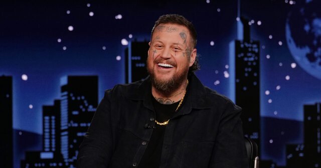 Jelly Roll Calls Trump 'Fat Pig' in Raunchy 'Kimmel' Return: 'From One Fat Pig to Another'