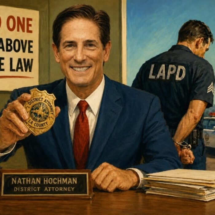 LA DA Hochman's Prosecution of Cop Who Recorded Slurs Sparks Backlash—But Is It Justice?