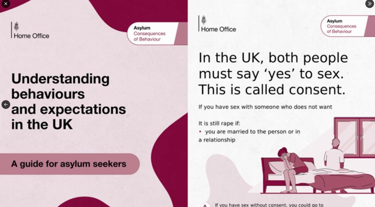 U.K. poster tells asylum seekers not to rape children or mutilate genitals