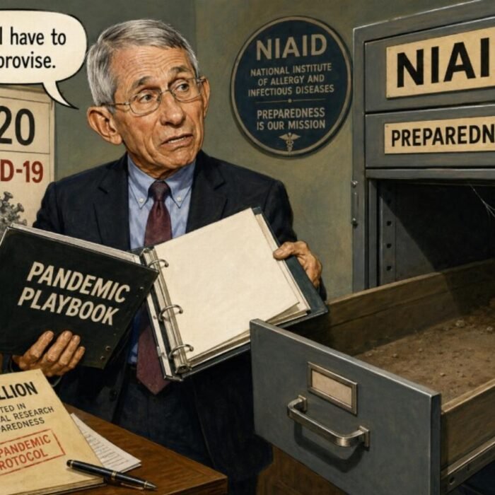 Fauci and the $60 Billion Pandemic Playbook That Wasn't