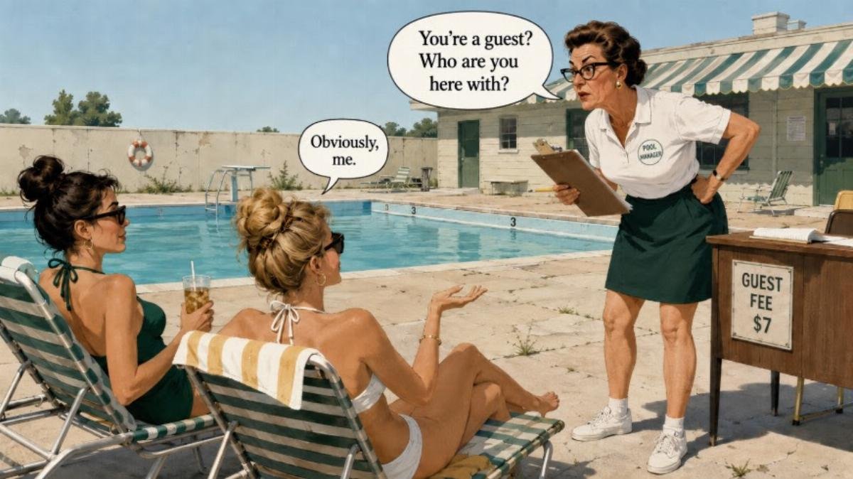 'Get to No' Women: The Country Club Pool Incident That Explains Everything
