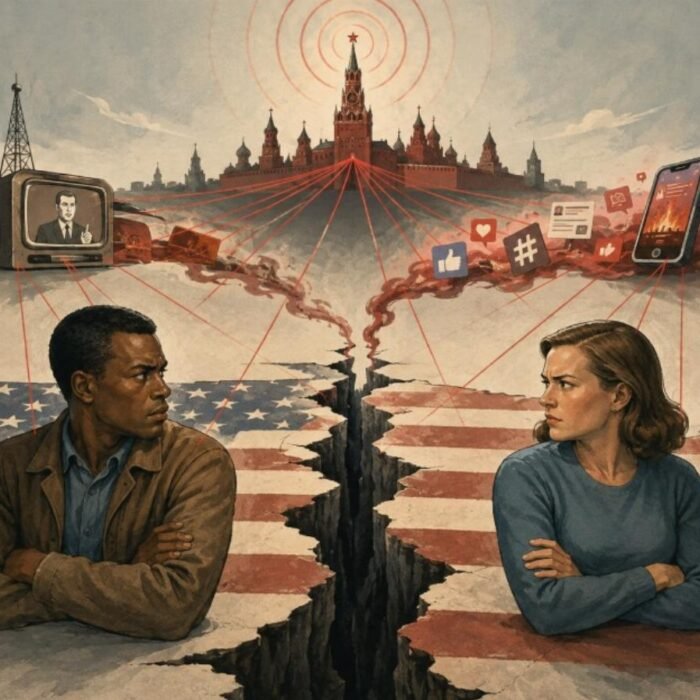 Russia's Century-Old Playbook: How Soviet Propaganda Keeps America Stuck in a Racial Time Loop