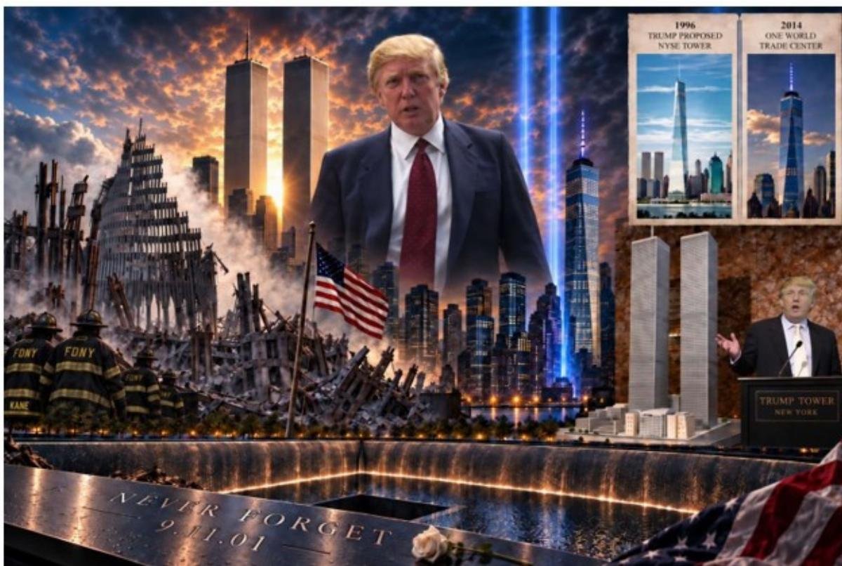 Trump's Forgotten Fight to Rebuild the Twin Towers, 25 Years On
