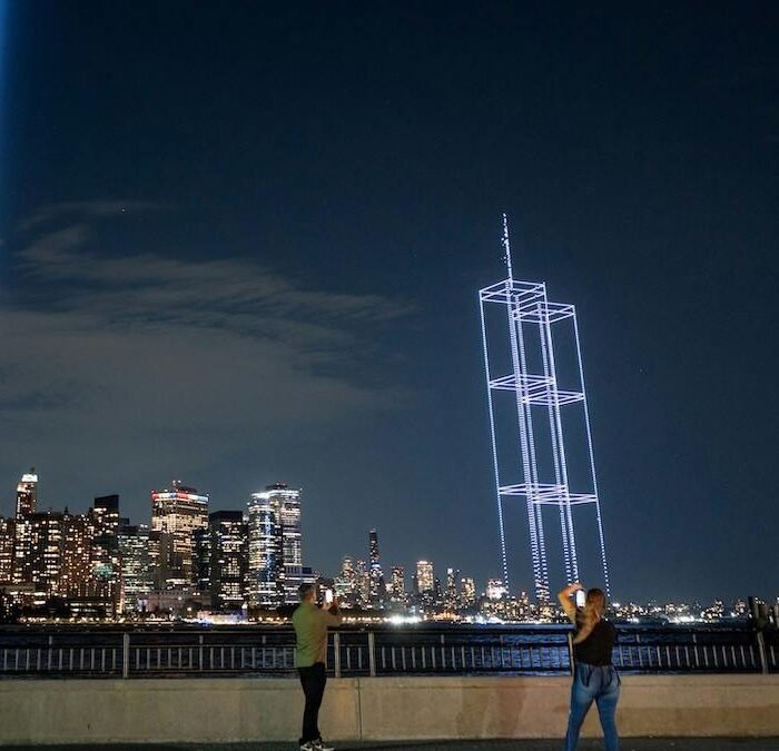 Drone Show Over Manhattan Uses 2,977 Lights to Honor Each 9/11 Victim