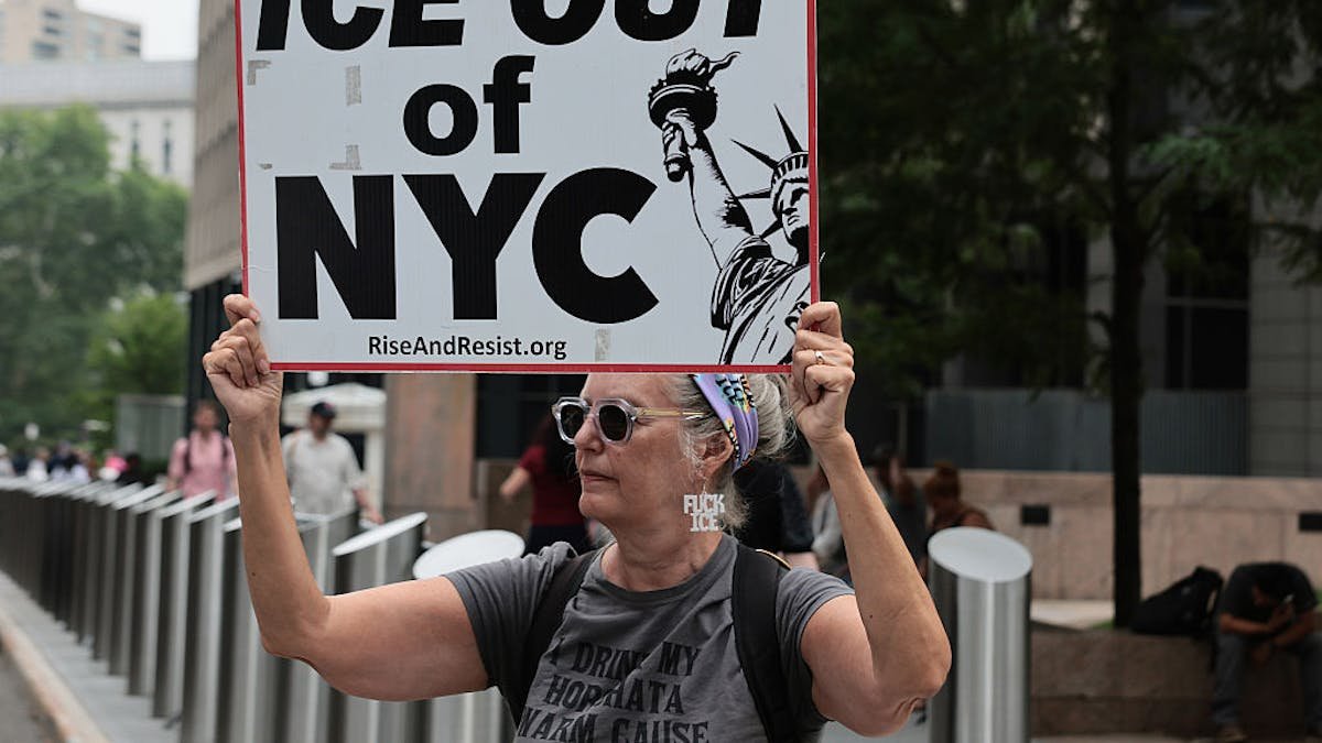 NY Democrats Chant 'ICE Out' — But Sanctuary Policies Are Why Feds Surged In