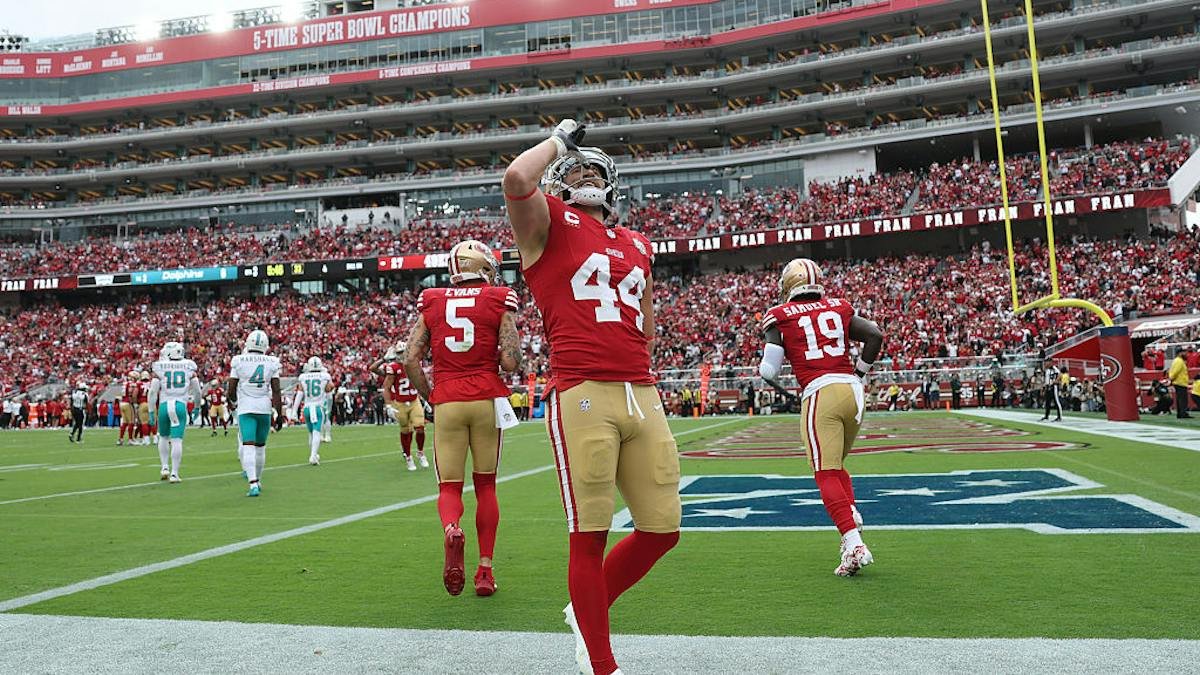 NFL Fines 49ers' Kyle Juszczyk $14,926 for Fake Beer-Chug Celebration—While Cashing Anheuser-Busch Checks