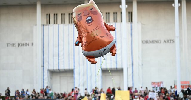 Hundreds Protest Trump's Kennedy Center Renovation as Rep. Beyer Asks: 'How Narcissistic' Must You Be to Demand Your Name on a Building?