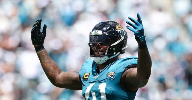 Jaguars' Josh Hines-Allen Clashes With Ball Boy Over Travis Hunter's First Interception Ball