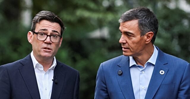 Sánchez and Burnham Take Central Park Stroll Ahead of UN General Assembly