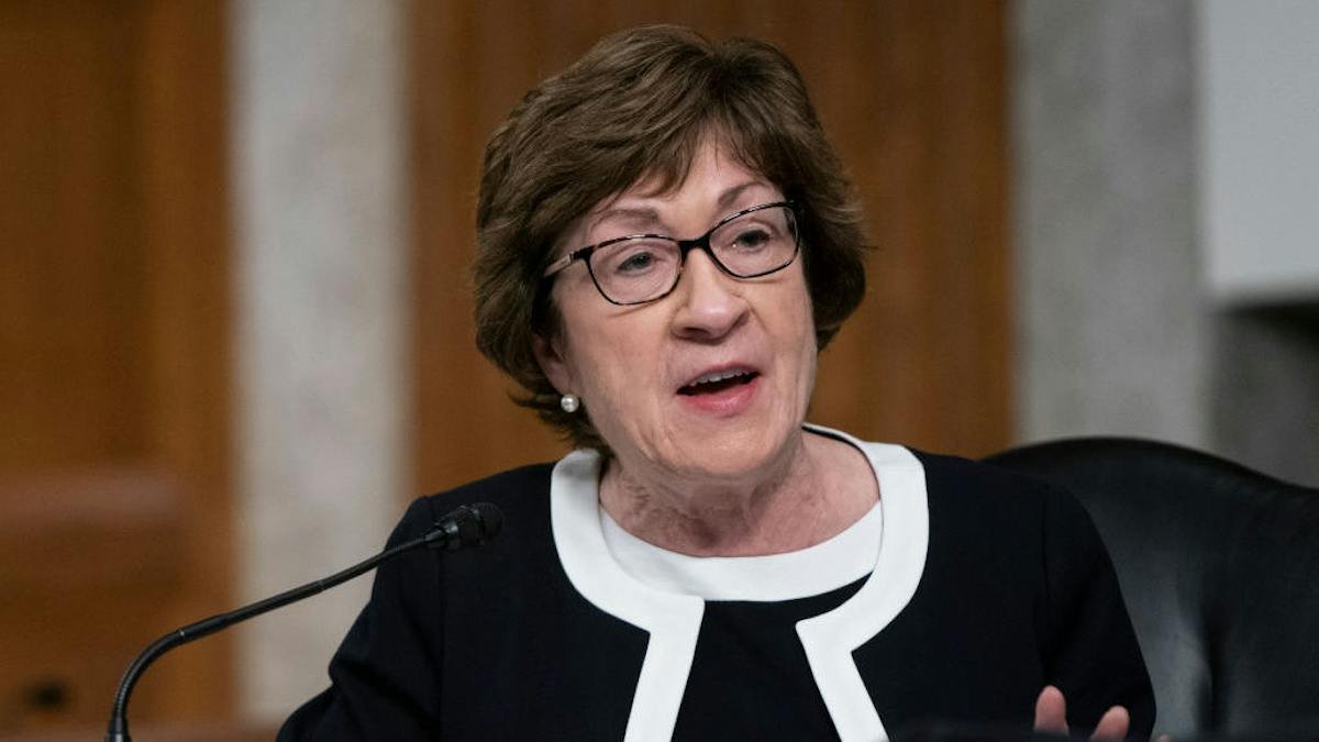 Manchin Backs Collins in Maine, Crossing Party Lines in Fight for Senate Control