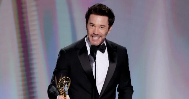 Tom Pelphrey Thanks God and Sobriety in Emmy Speech, Calls Pregnant Kaley Cuoco 'the Crown Jewel of My Life'
