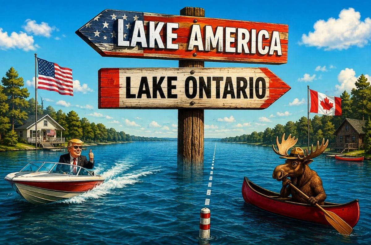 Trump renames Lake Ontario 'Lake America,' sparking left's sudden love of tradition