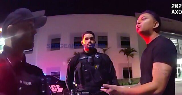 Ex-UFC Fighter Cop Hip-Tosses Belligerent Motorist in South Florida Traffic Stop