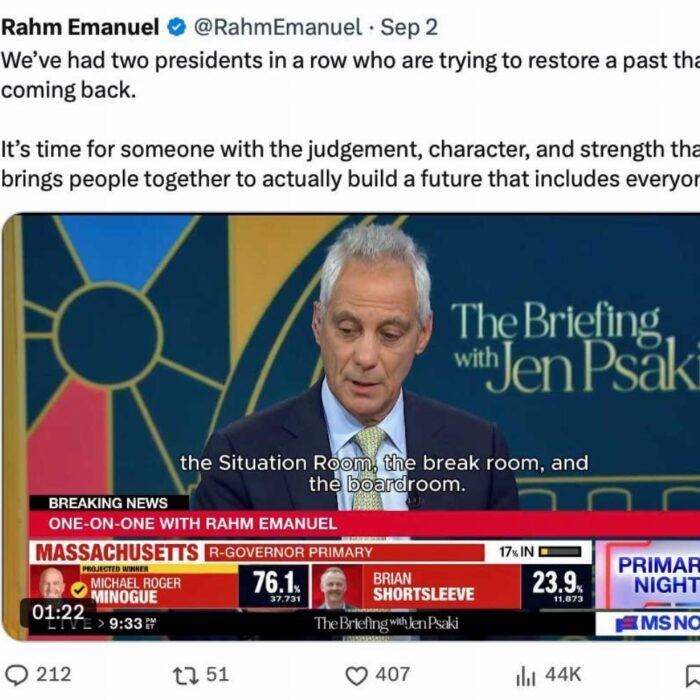 Rahm Emanuel's Op-Ed Blitz Sparks Debate: Run for Whom, Exactly?