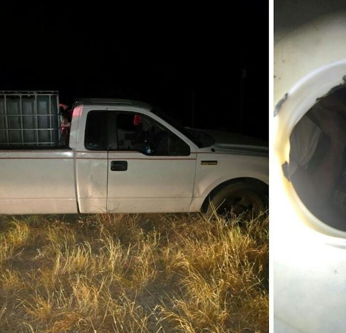 Smugglers Sealed 4 Migrants Inside a Water Tank in a Pickup Truck at the Texas Border, Border Patrol Says