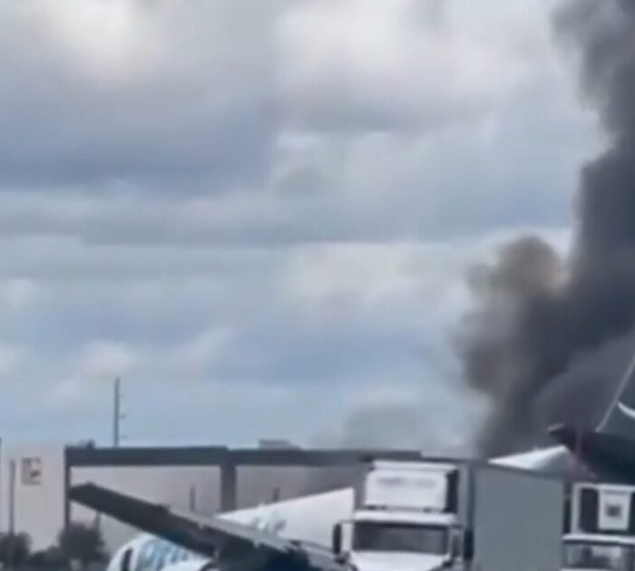 Amazon Cargo Plane Bursts Into Flames After Overshooting Miami Runway; At Least 5 Dead