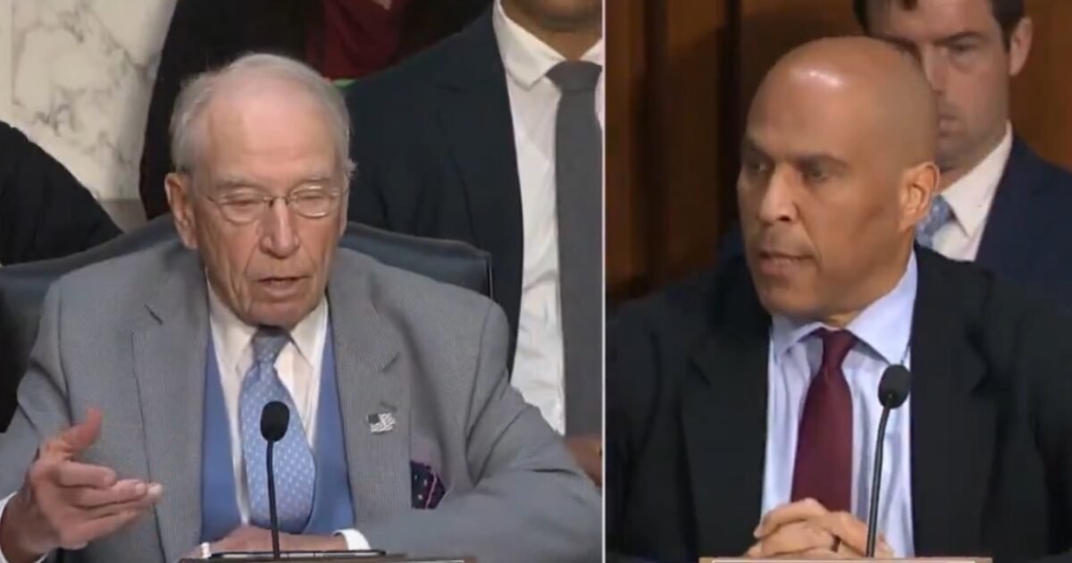 Grassley, 92, Shouts 'Are You Ready to Shut Up?' at Booker During Heated FBI Oversight Hearing