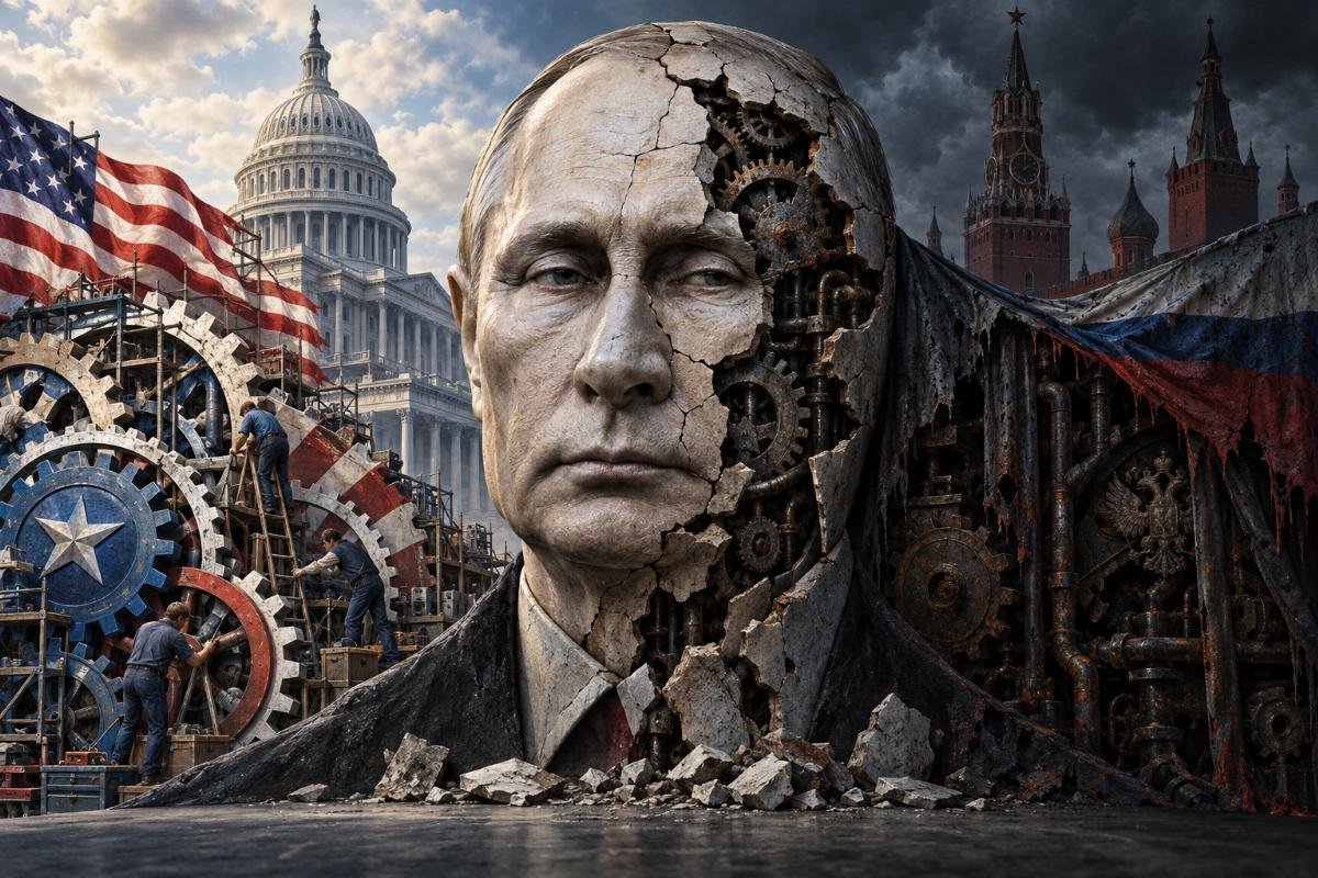 America's Decline Is Loud and Visible. Russia's Is Hidden Behind the Kremlin's Façade.