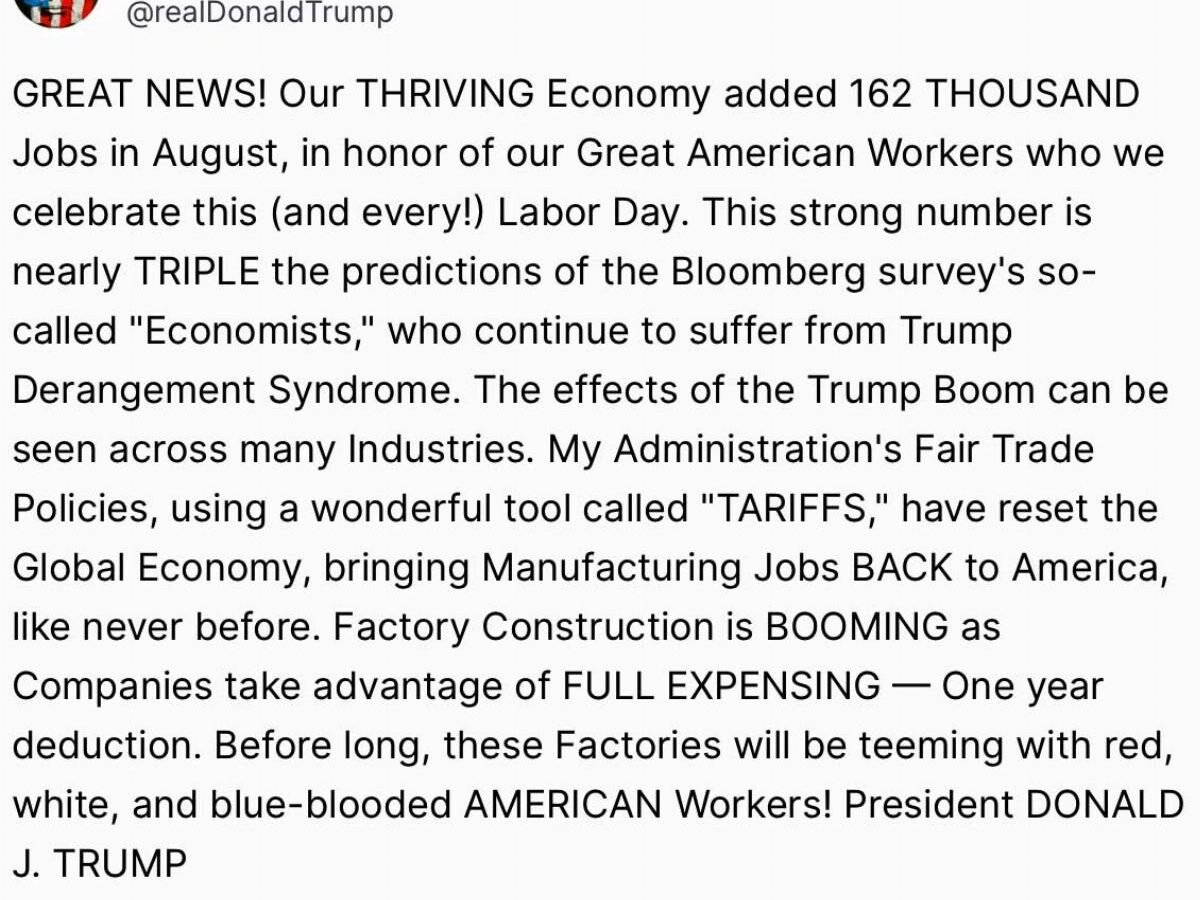 Manufacturing Leads the Way: Labor Day Jobs Report Shows 162K Gain