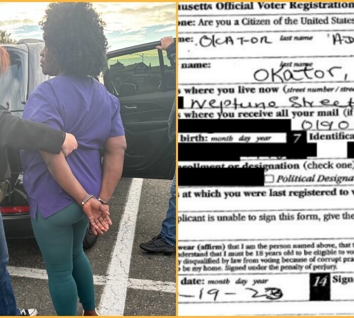 DHS Arrests Nigerian Green Card Holder in Lynn, MA, Charged With Voting in 2024 Presidential Election and 2022 Midterms