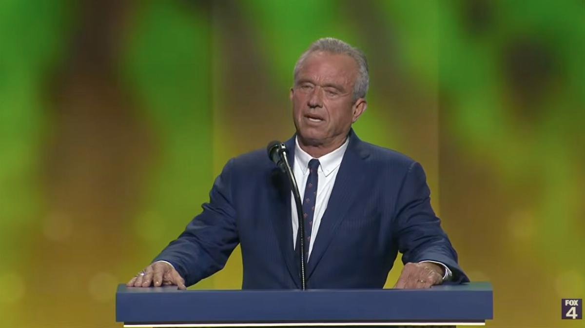 RFK Jr. Tells GOP Convention Democrats Wouldn't Recognize Their Own Party