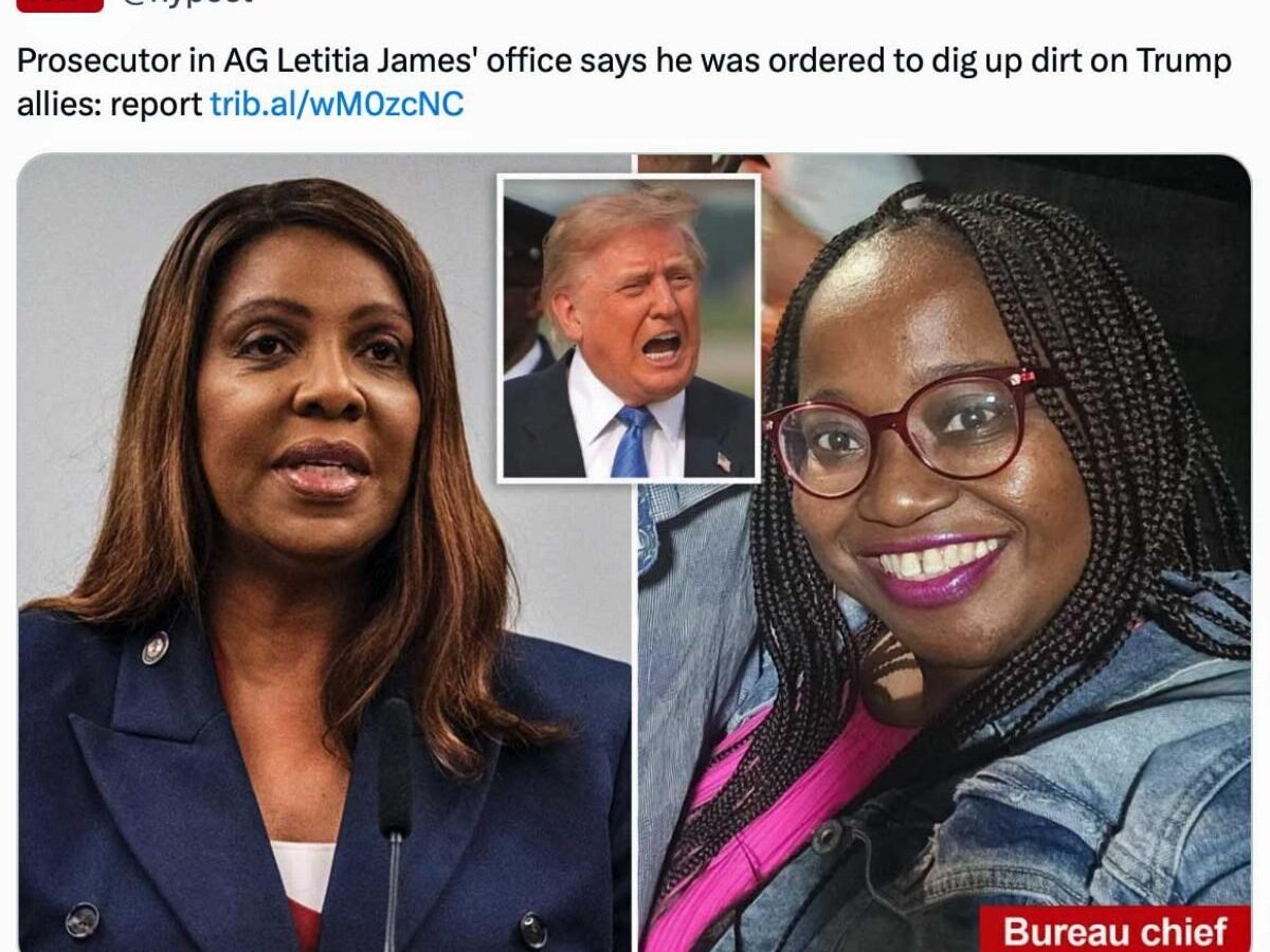 Whistleblower claims James' office targeted Trump allies: report