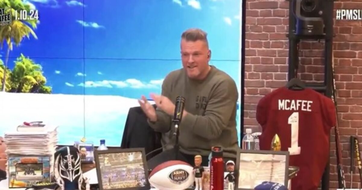 Pat McAfee on Ole Miss Flyover: “If You’re Not in the United States and You Hear That Sound, Your Ass Better Run”