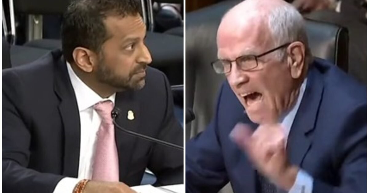 Kash Patel Clashes With Sen. Peter Welch at Hearing, Claims Vermont Senator's Wealth Jumped 4,000%