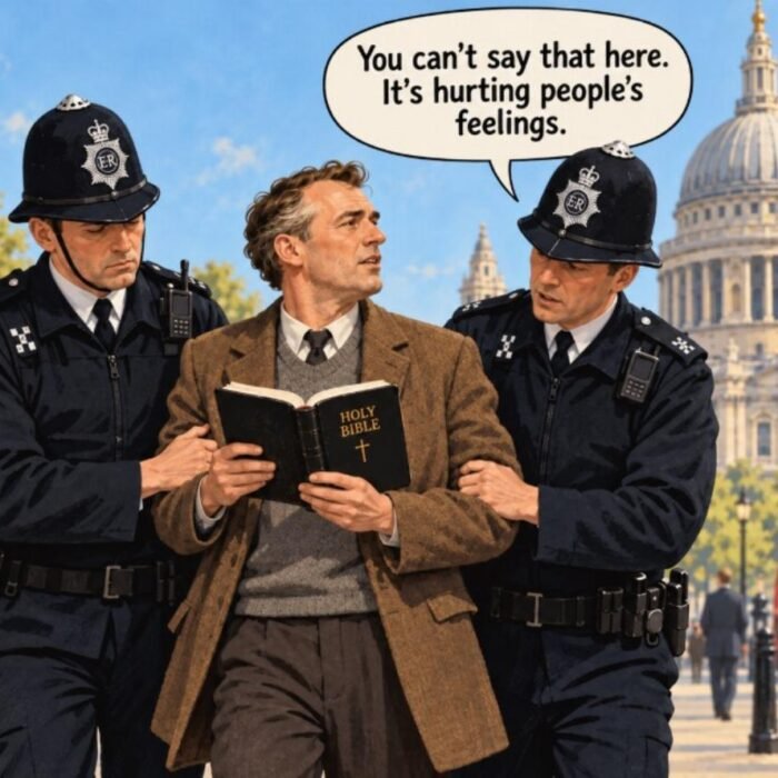 UK Street Preachers Arrested for Quoting the Bible: Christian Nation or Free Speech Graveyard?