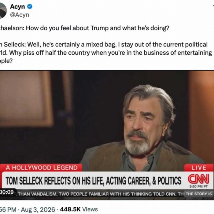 Tom Selleck's Stance on Politics Sparks Debate as Tatiana Maslany Says 'Everything Is Political'