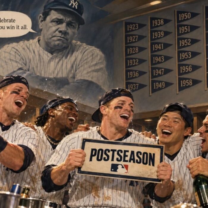 Yankees Spray Champagne for a Wild Card Berth, and Some Fans Are Furious