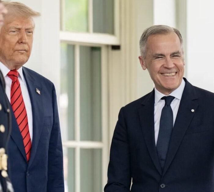Trump Trolls Canada's Carney as 'Governor' in New Hockey Meme — But Says He's 'Really Not Trolling' on Statehood