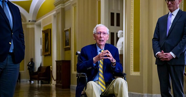 McConnell Returns to Capitol Speaking Noticeably Slower After Months-Long Absence