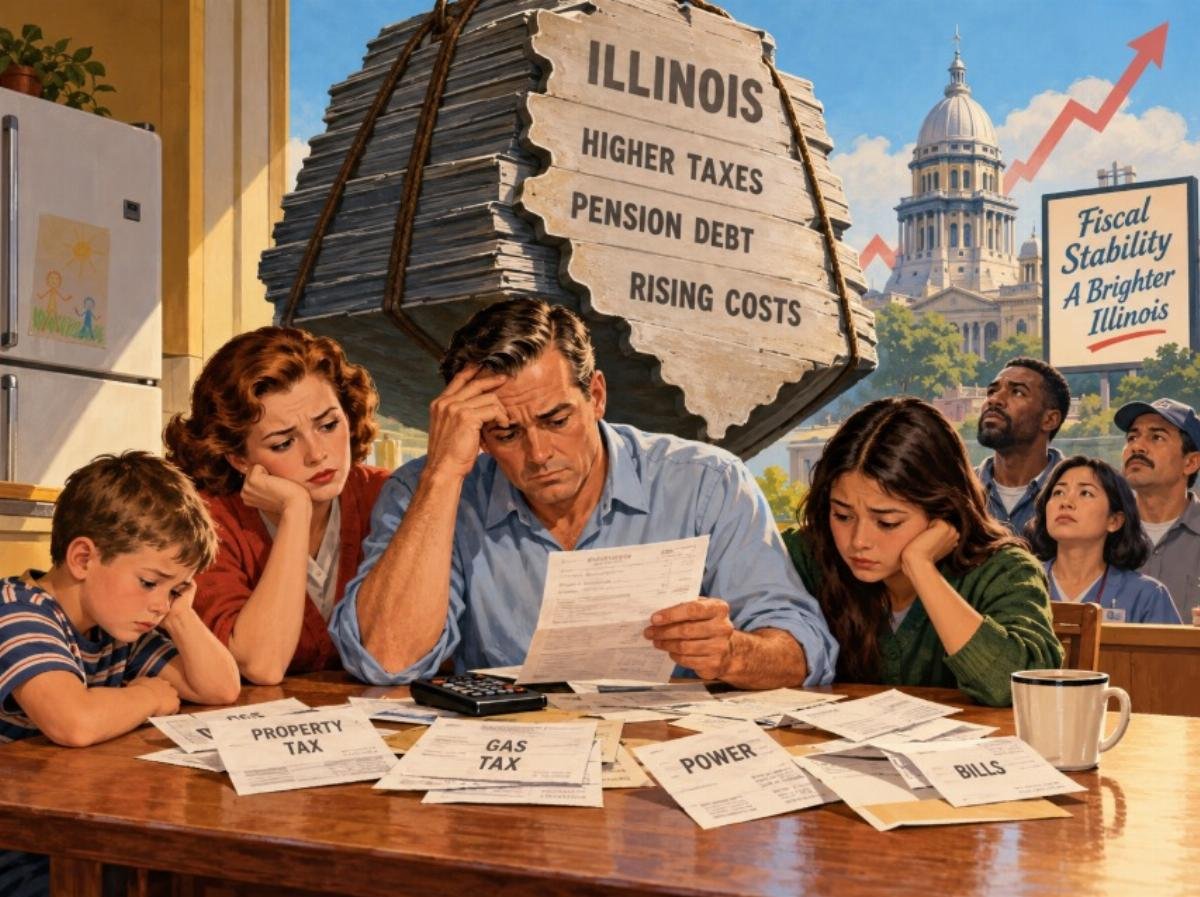 Illinois Governor Brags About Credit Ratings as Pension Debt Hits $251 Billion, Critic Says