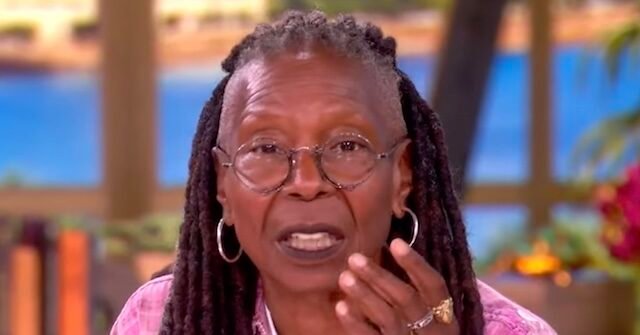 Whoopi Goldberg Says Trump Trying to Put His Name on Kennedy's 'Grave' Over Center Renaming Fight