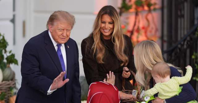 Trump and Melania Welcome 6,000 Guests to White House Halloween Bash Complete with Air Force One Flyover