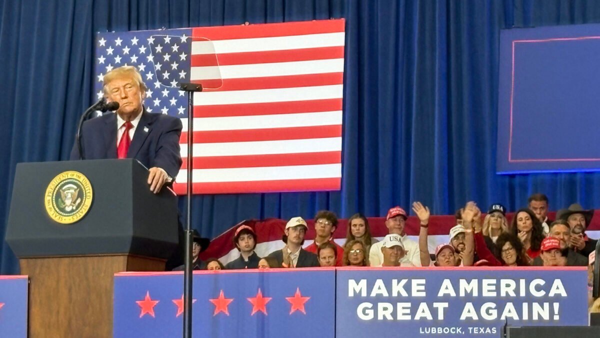 Trump Calls Paxton 'Best Ever' AG at Packed Lubbock Rally One Week Before Midterms