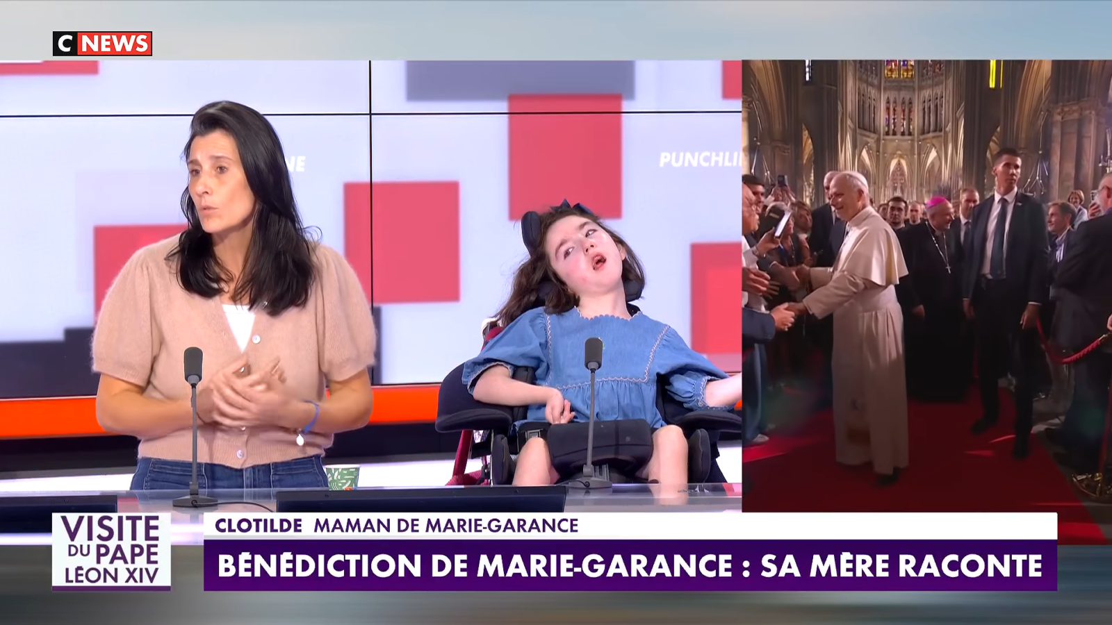 Pope Leo XIV's Embrace of Disabled Girl in France Draws Fire at Europe's Euthanasia Laws